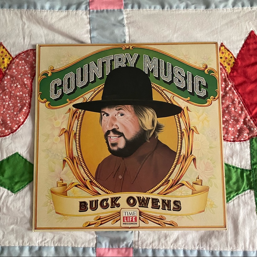 Time Life Records Country Music Buck Owens Vintage Vinyl Record 1980 Excellent